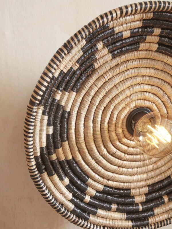 Zwart/naturel bohemian zeegras wandlamp GOOD&MOJO Andros - Image 8