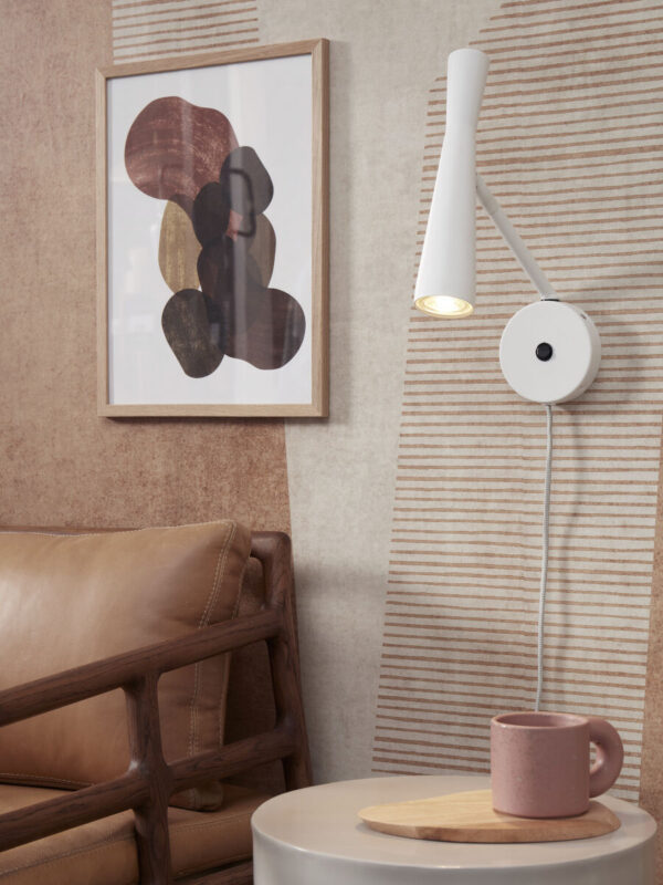 Retro wit metalen wandlamp It's About RoMi Bordeaux - Image 5