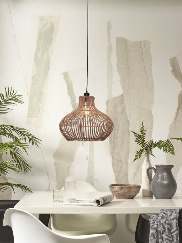Bohemian hanglamp metaal rotan hanglamp GOOD&MOJO Kalahari - Image 2
