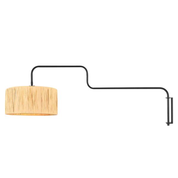 Zeegras naturel wandlamp trendy Steinhauer Bloeba - Image 2