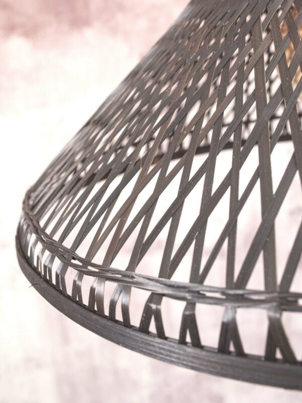 Bamboe metalen zwarte boheemse hanglamp GOOD&MOJO Tahiti - Image 7