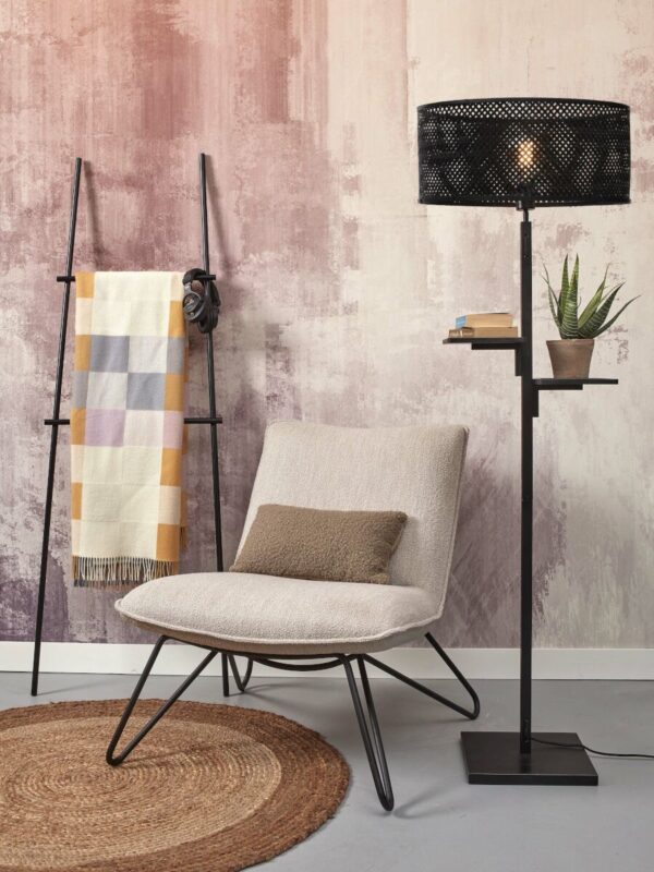 Bamboe zwarte bohemien vloerlamp GOOD&MOJO Java - Image 5