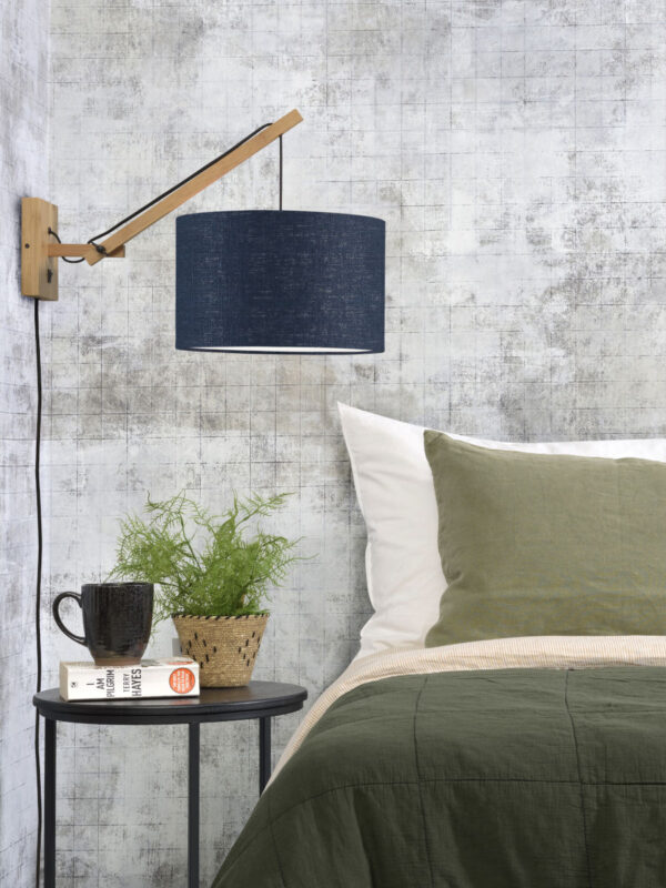 Blauwe wandlamp enkelgewricht naturel GOOD&MOJO Andes - Image 2