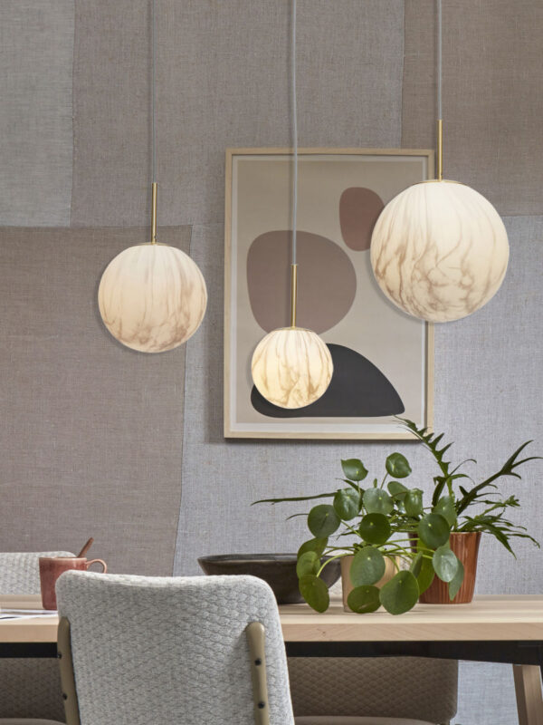 Goudkleurige hanglamp dessinbol klein It's About RoMi Carrara - Image 8