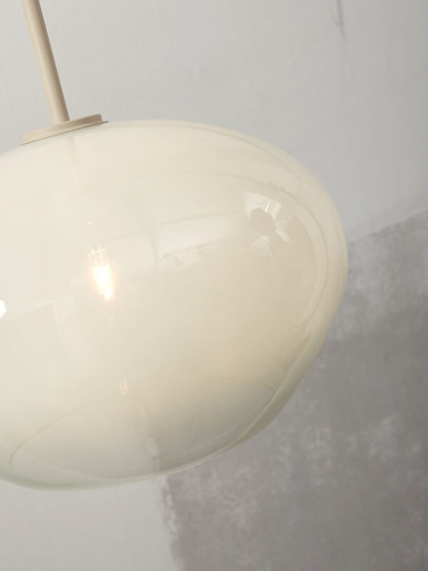 Moderne metaal glazen hanglamp wit It's About RoMi Bologna - Image 2