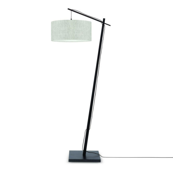 Bohemian grijs linnen vloerlamp GOOD&MOJO Andes