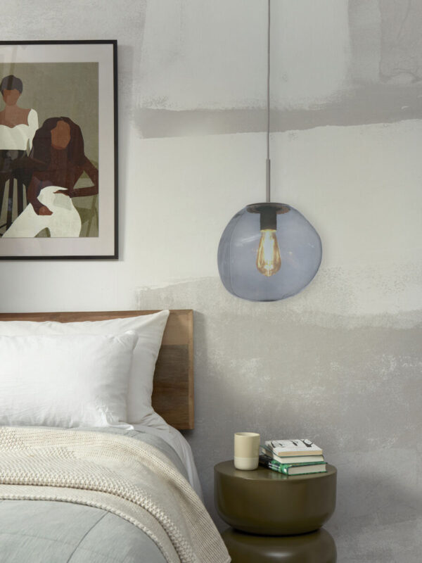 Moderne hanglamp grijs metaal-glas It's About RoMi Helsinki - Image 10