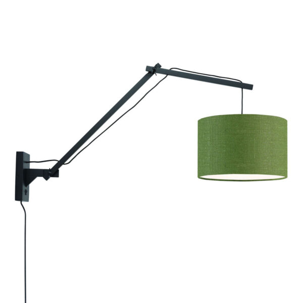 Groene wandlamp dubbelgewricht GOOD&MOJO Andes