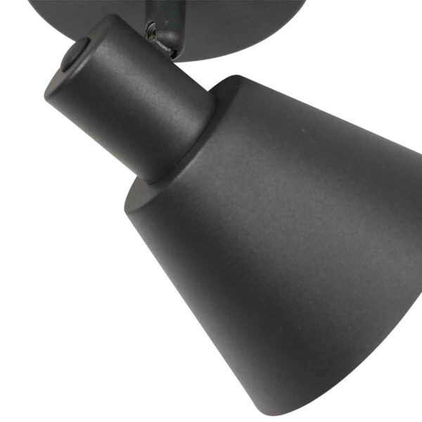 Metalen spots retro zwart Mexlite Oeroe - Image 4