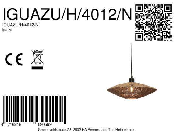 Bohemian rieten naturel hanglamp GOOD&MOJO Iguazu - Image 11