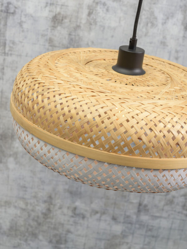 Bohemian witte bamboe wandlamp GOOD&MOJO Palawan - Image 6