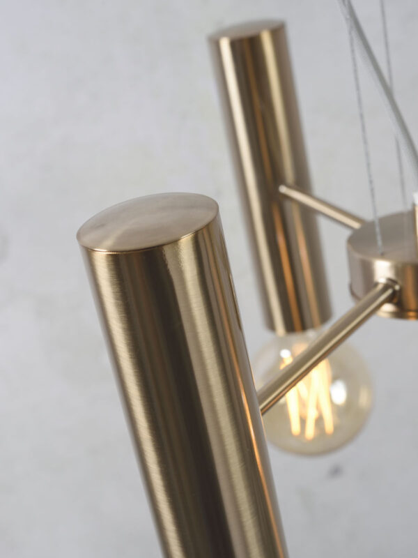 Goudkleurige open hanglamp 3-lamps It's About RoMi Cannes - Image 7