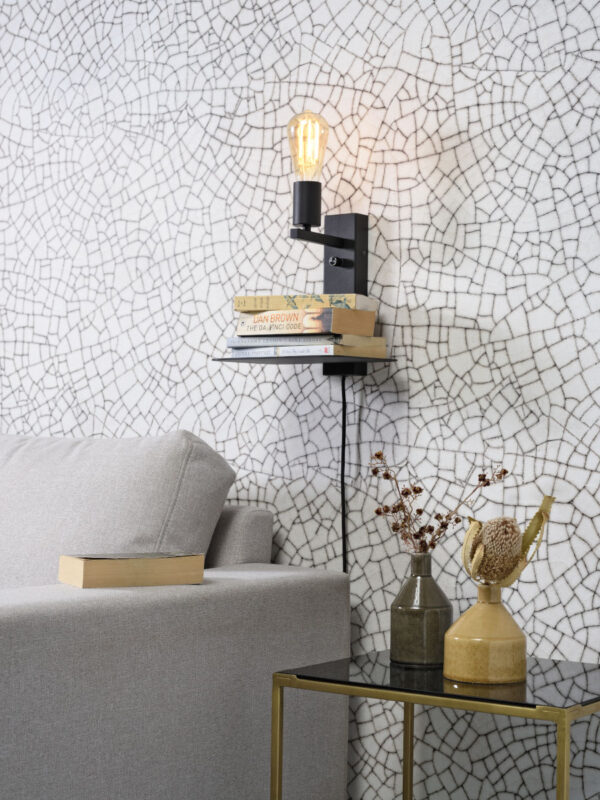 Zwarte wandlamp plateau kaploos It's About RoMi Florence - Image 2