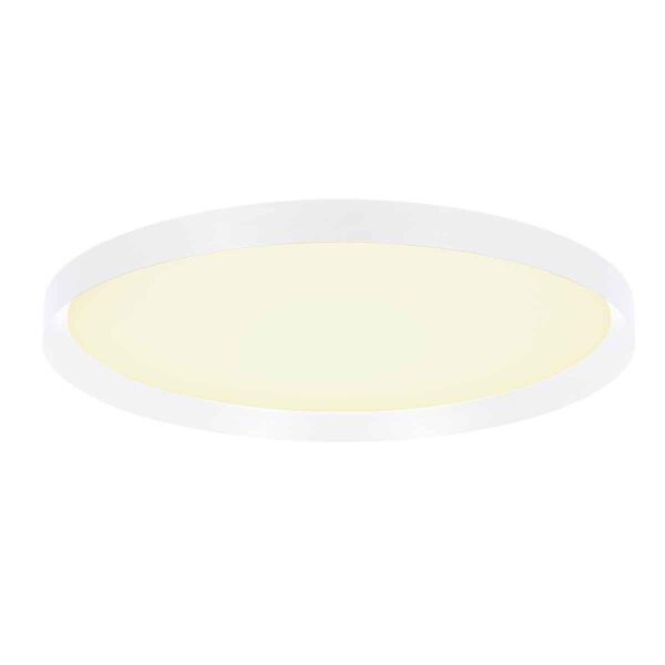 Witte moderne plafonniere rond Steinhauer Flady