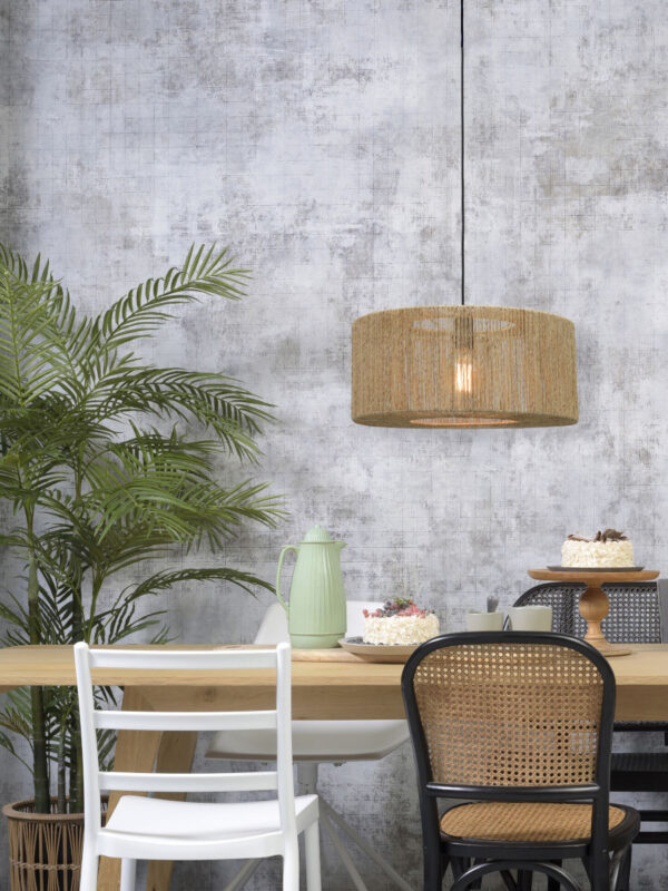 Hanglamp naturel zwart bohemian riet GOOD&MOJO Iguazu - Image 2