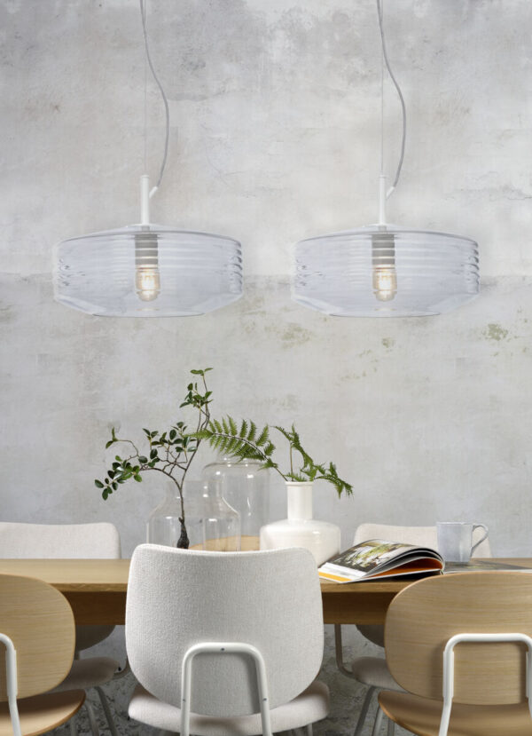 Transparante klassieke hanglamp glas It's About RoMi Verona - Image 12