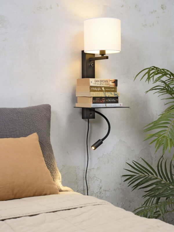 Metalen katoenen witte moderne wandlamp It's About RoMi Florence - Image 2