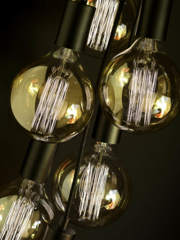 Metalen retro hanglamp zwart It's About RoMi Oslo - Image 3