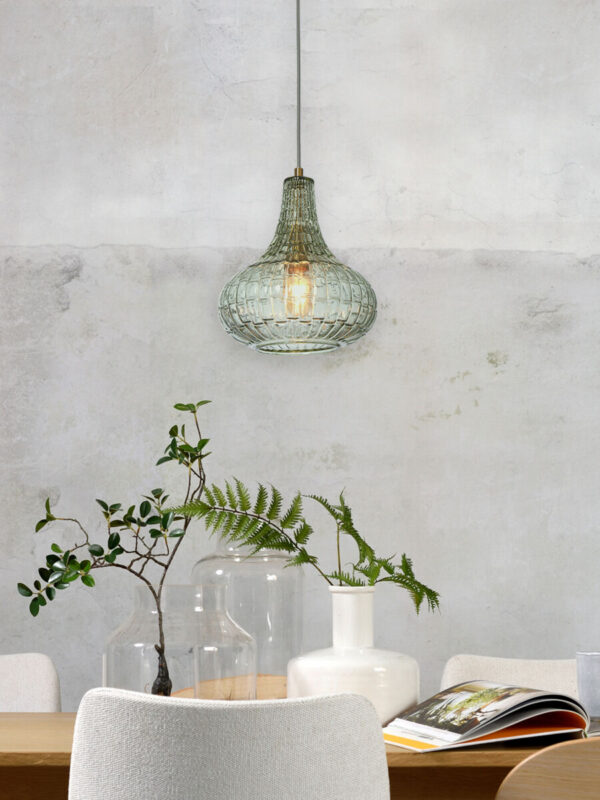 Groene klassieke glazen hanglamp It's About RoMi Venice - Image 2