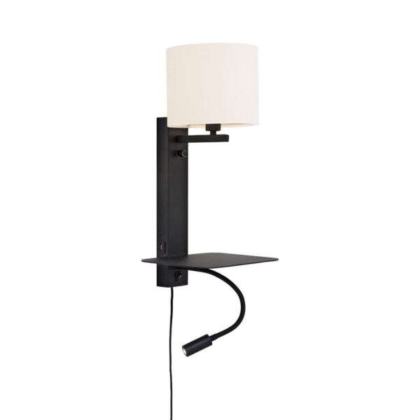 Metalen katoenen witte moderne wandlamp It's About RoMi Florence