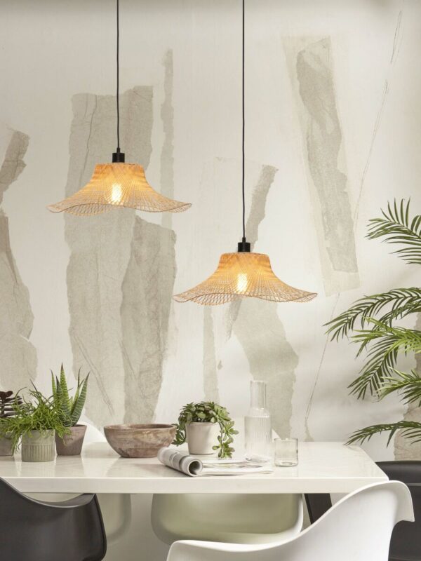 Bamboe bohemien hanglamp naturel GOOD&MOJO Ibiza - Image 5