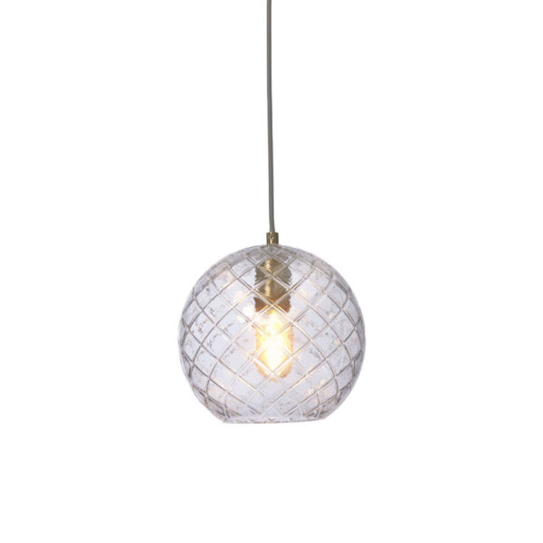Klassieke hanglamp metaal groen glas It's About RoMi Venice