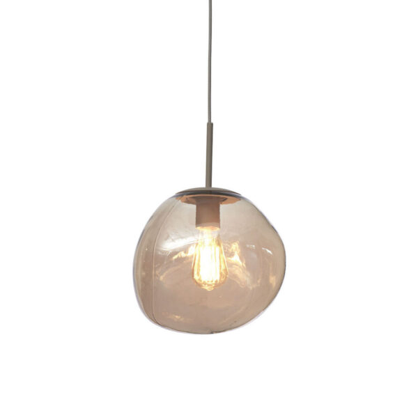 Naturel moderne glazen-metalen hanglamp It's About RoMi Helsinki