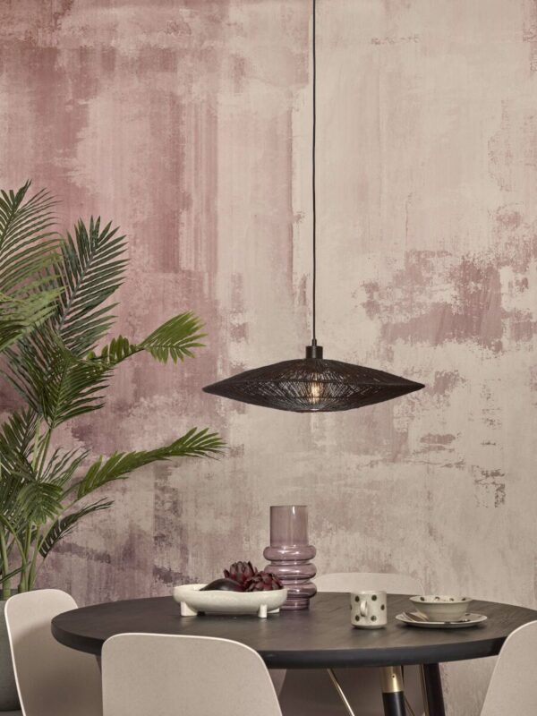 Metaal rieten zwart metalen bohemian hanglamp GOOD&MOJO Iguazu - Image 10
