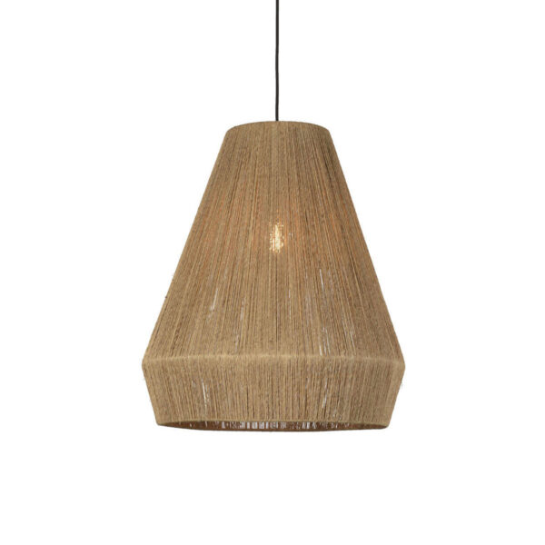 Naturel riet bohemian hanglamp zwart GOOD&MOJO Iguazu