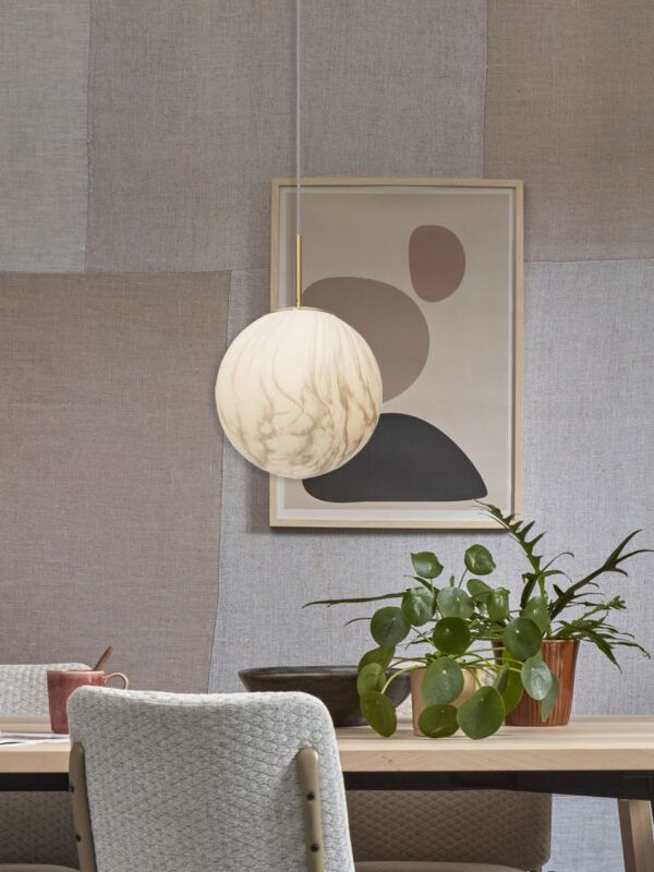 Goudkleurige hanglamp dessinbol groot It's About RoMi Carrara - Image 2