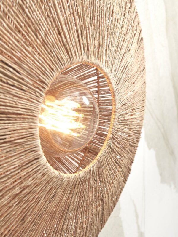 Rieten metalen naturel wandlamp boheems GOOD&MOJO Iguazu - Image 6