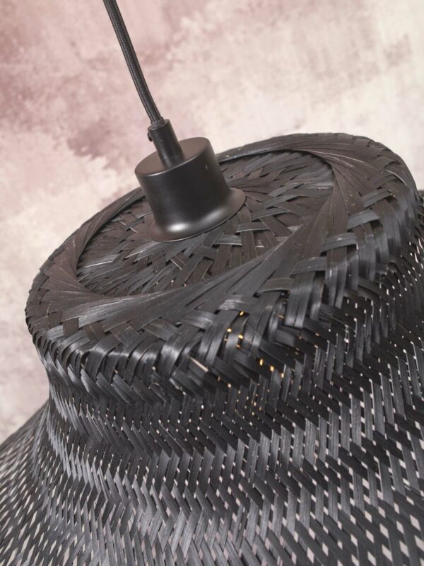 Metalen bamboe zwarte hanglamp boheems GOOD&MOJO Ibiza - Image 3