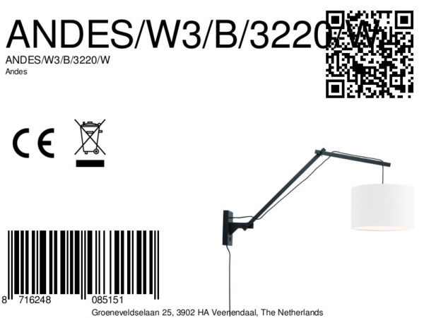 Witte wandlamp dubbelgewricht GOOD&MOJO Andes - Image 7