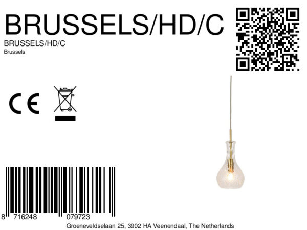Hanglamp goud klassiek glas It's About RoMi Brussels - Image 10