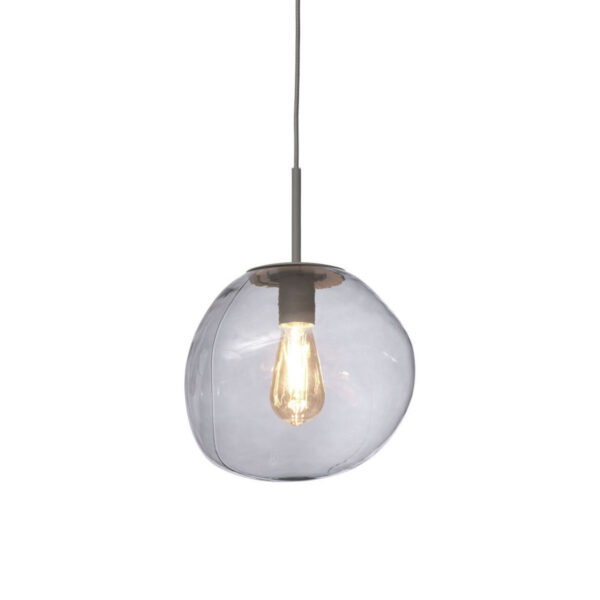 Moderne hanglamp grijs metaal-glas It's About RoMi Helsinki