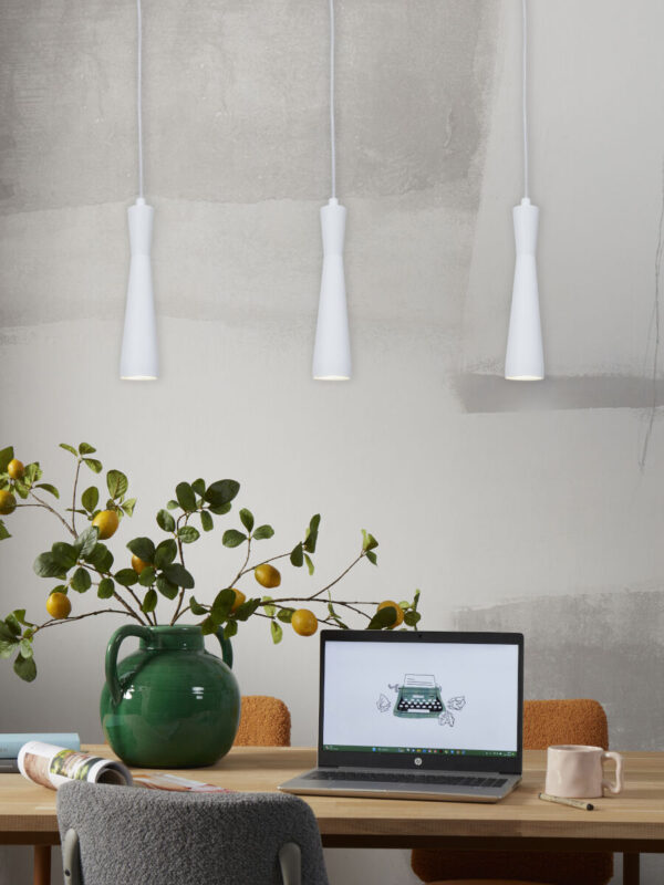 Retro witte hanglamp metaal It's About RoMi Bordeaux - Image 7