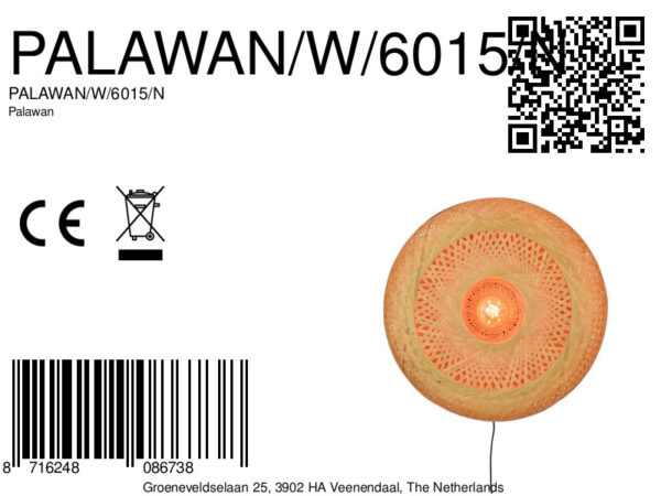 Bamboe wandlamp naturel bohemian GOOD&MOJO Palawan - Image 10