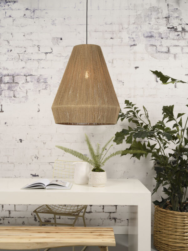 Naturel riet bohemian hanglamp zwart GOOD&MOJO Iguazu - Image 2
