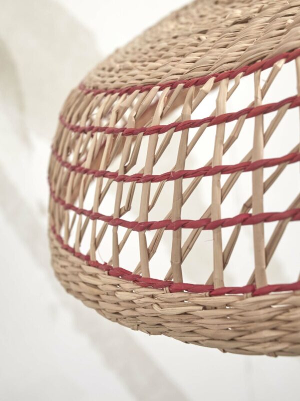 Rood seagrass hanglamp bohemian metaal GOOD&MOJO Pantanal - Image 3