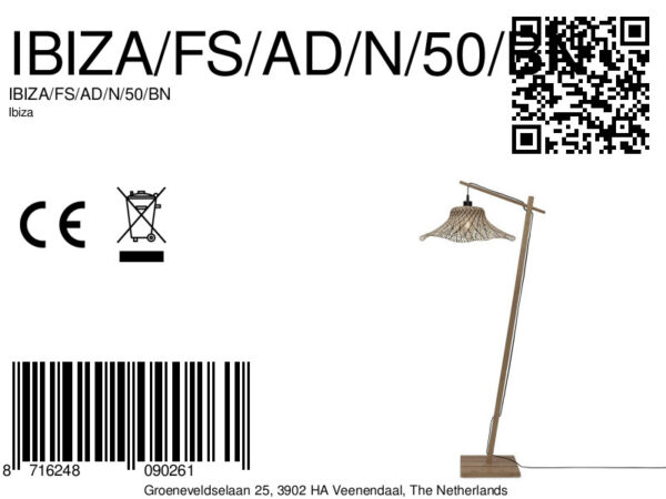 Bamboe naturel zwart vloerlamp bohemien GOOD&MOJO Ibiza - Image 13