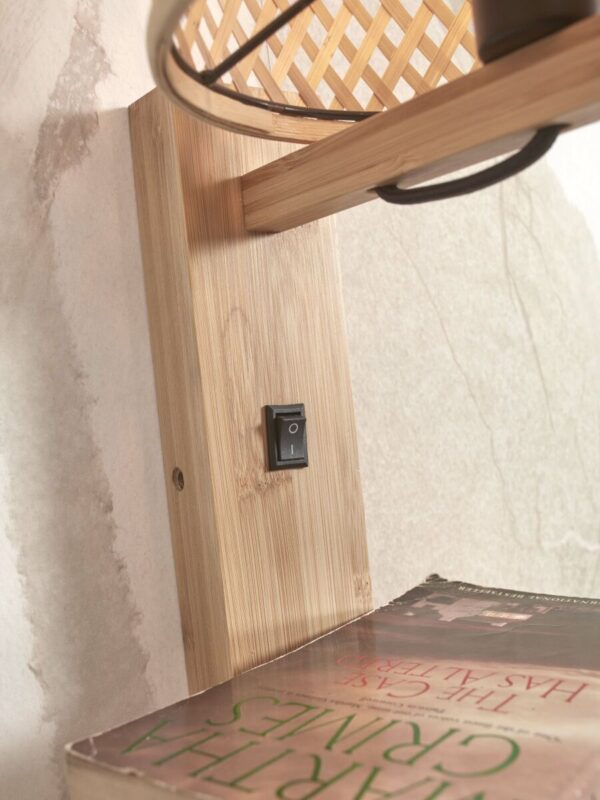 Wandlamp naturel boheems bamboe GOOD&MOJO Java - Image 7