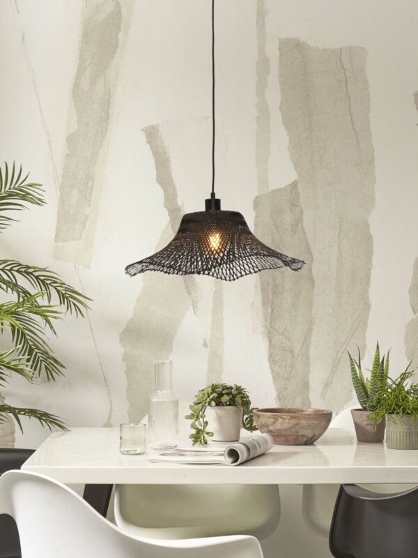 Metalen bamboe zwarte hanglamp boheems GOOD&MOJO Ibiza - Image 2