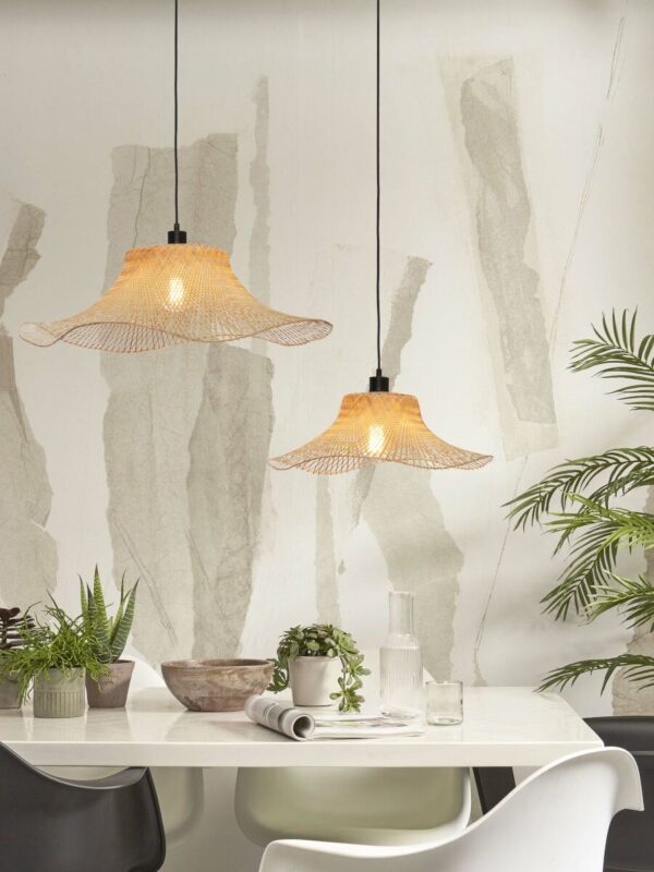 Bamboe bohemien hanglamp naturel GOOD&MOJO Ibiza - Image 9