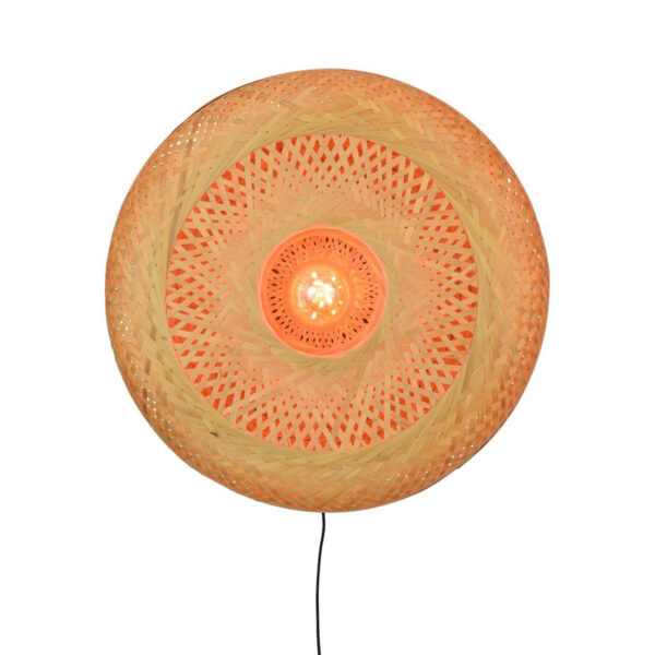 Bamboe wandlamp naturel bohemian GOOD&MOJO Palawan