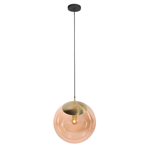 Amberkleurige glazen bollamp XL Steinhauer Bollique - Image 9