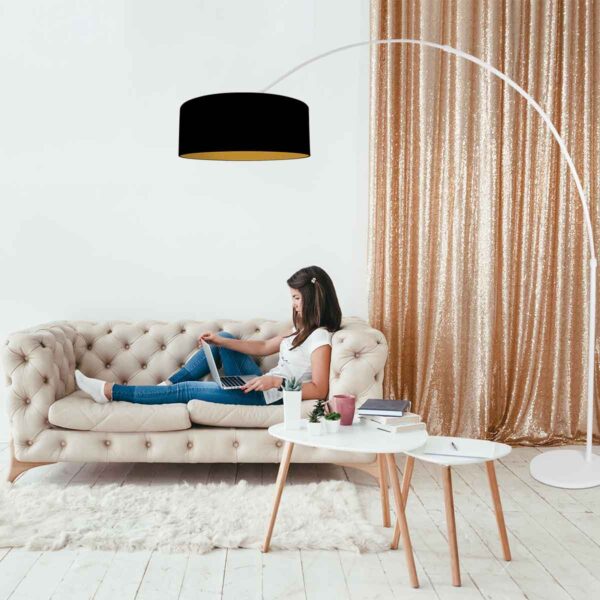 Witte boog vloerlamp Steinhauer Sparkled light - Image 3