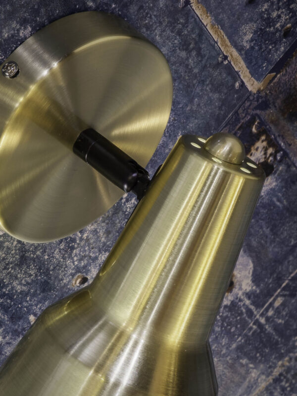 Metalen retro wandlamp goud It's About RoMi Valencia - Image 4