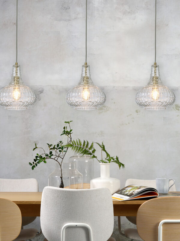 Transparante hanglamp klassiek glas metaal It's About RoMi Venice - Image 9