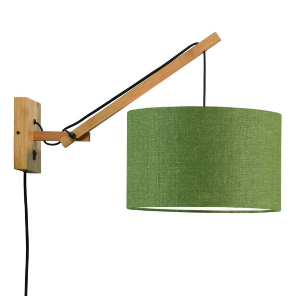 Groene wandlamp enkelgewricht naturel GOOD&MOJO Andes
