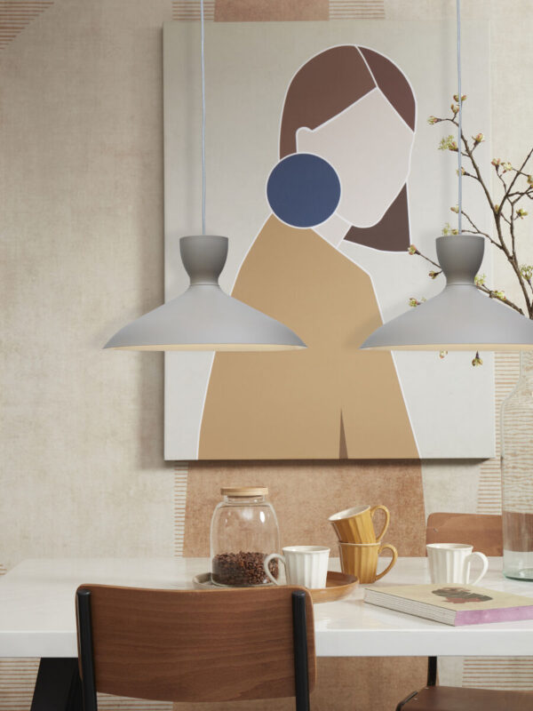 Metalen grijze hanglamp retro It's About RoMi Hanover - Image 5